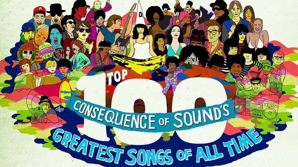 The 100 Greatest Songs of All Time, artwork by Steven Fiche
