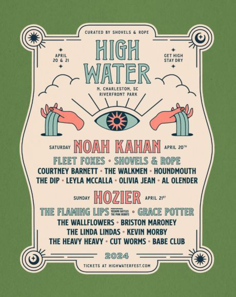 high water festival 2024 lineup poster