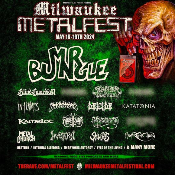 Milwaukee Metal Fest 2024 poster