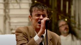 The Pogues at Shane MacGowan's funeral